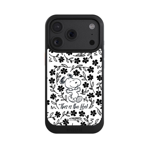 Apple iPhone 18 Pro NIVOcore Snoopy This Is The Life Noir &amp; Blanc