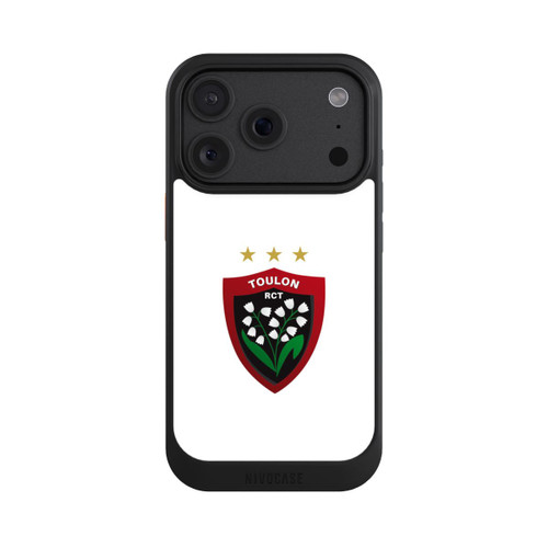 Apple iPhone 18 Pro NIVOcore Logo RC Toulonnais Blanc