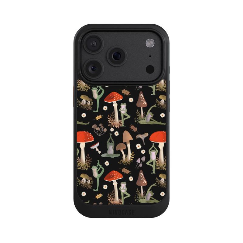 iPhone 18 Pro NIVOcore Yoga-Frösche mit Pilzen