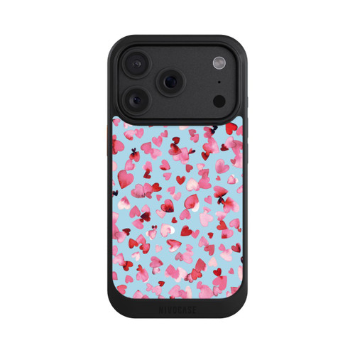 Apple iPhone 18 Pro NIVOcore Valentines Love Hearts Pink Blue