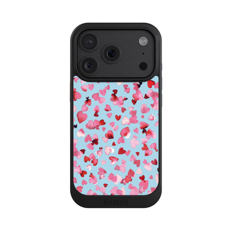 iPhone 18 Pro NIVOcore Valentines Love Hearts Pink Blue