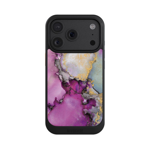 Apple iPhone 18 Pro NIVOcore Alcohol Ink Art Pink
