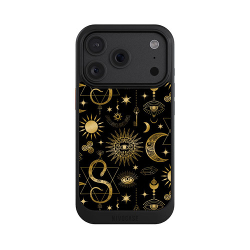 Apple iPhone 18 Pro NIVOcore Soleil et Lune Célestes Steampunk