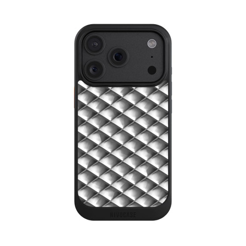 Apple iPhone 18 Pro NIVOcore Carrés argentés Glamour