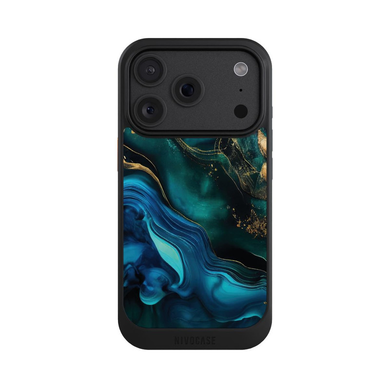 iPhone 18 Pro NIVOcore Encre bleue et dorée avec IA