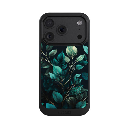 Apple iPhone 18 Pro NIVOcore Eucalyptus Fond Sombre avec IA