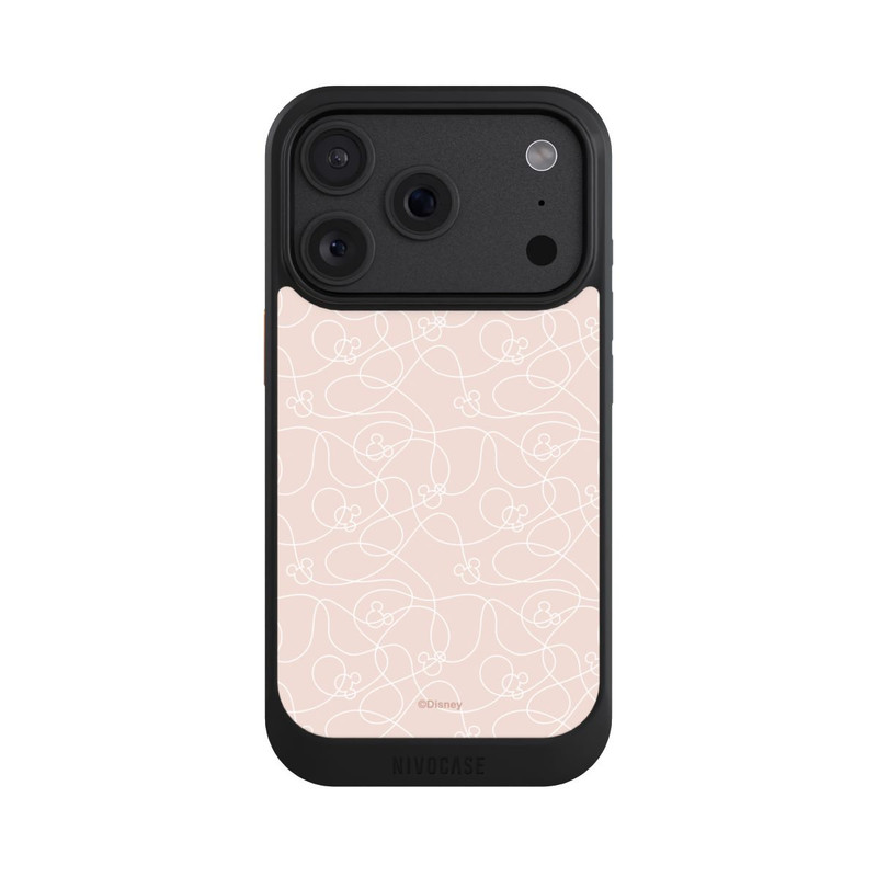 iPhone 18 Pro NIVOcore Micky Line Art Pattern Rose 