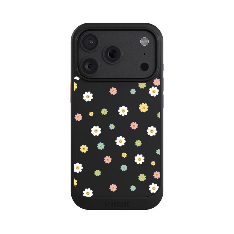 iPhone 18 Pro NIVOcore Flower Power klein transparent
