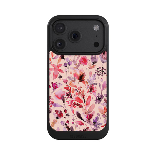 Apple iPhone 18 Pro NIVOcore Künstlerische Blumen Viva Magenta