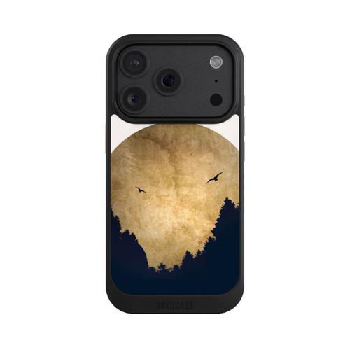 Apple iPhone 18 Pro NIVOcore Deux oiseaux et la lune