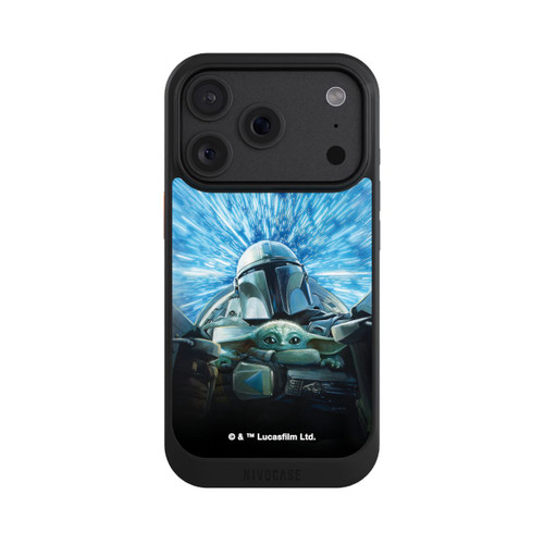 Apple iPhone 18 Pro NIVOcore Grogu et Mando Flying Blue
