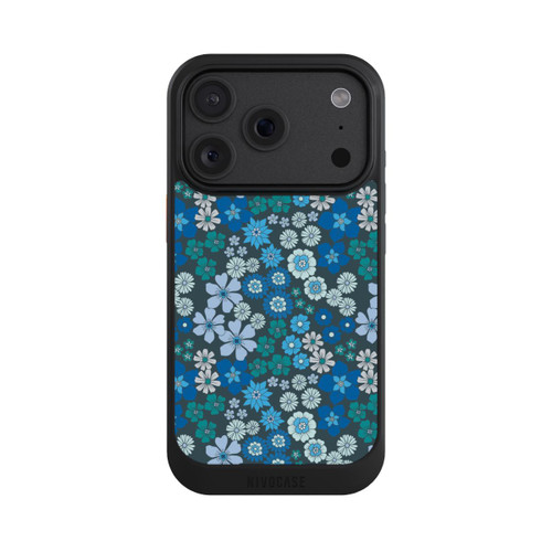 Apple iPhone 18 Pro NIVOcore Fleurs bleues DeinDesign