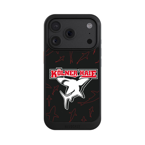 Apple iPhone 18 Pro NIVOcore Haie Muster Rot