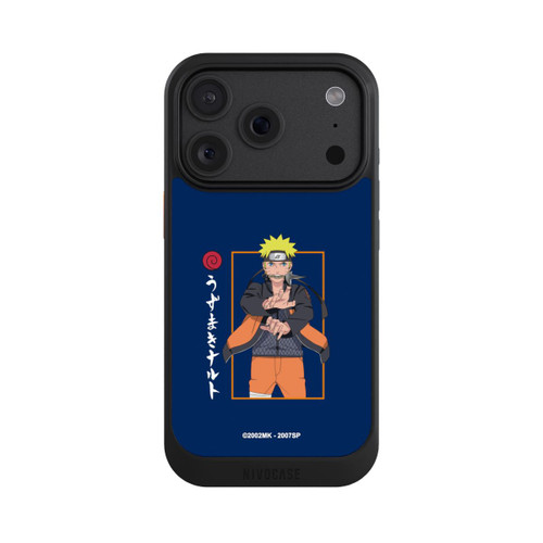 Apple iPhone 18 Pro NIVOcore Naruto Position de Combat bleu