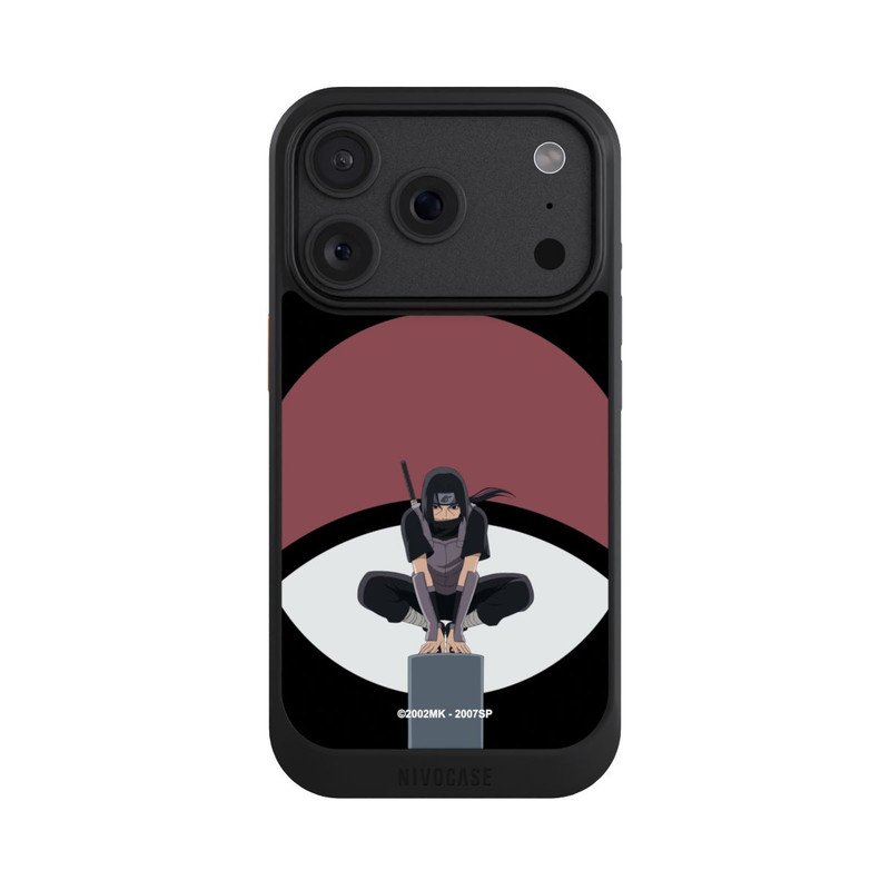 iPhone 18 Pro NIVOcore Symbole Itachi Uchiha noir
