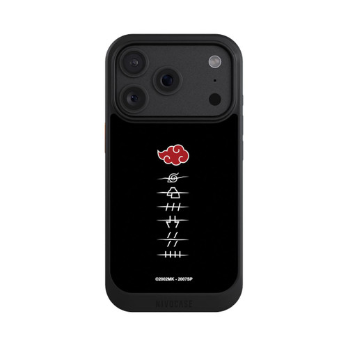 Apple iPhone 18 Pro NIVOcore Symboles des membres de l'Akatsuki noirs