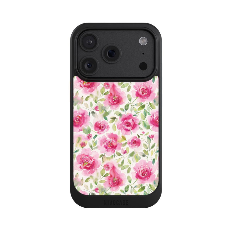 iPhone 18 Pro NIVOcore Aquarell Frische Rosen