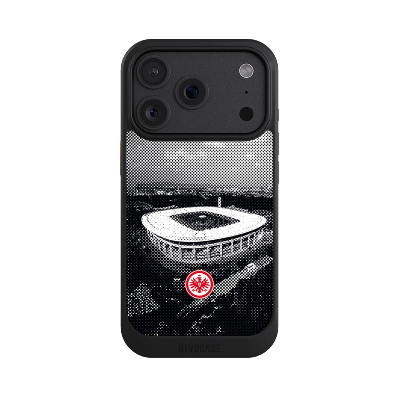 iPhone 18 Pro NIVOcore SGE Stadion Schwarz Weiß