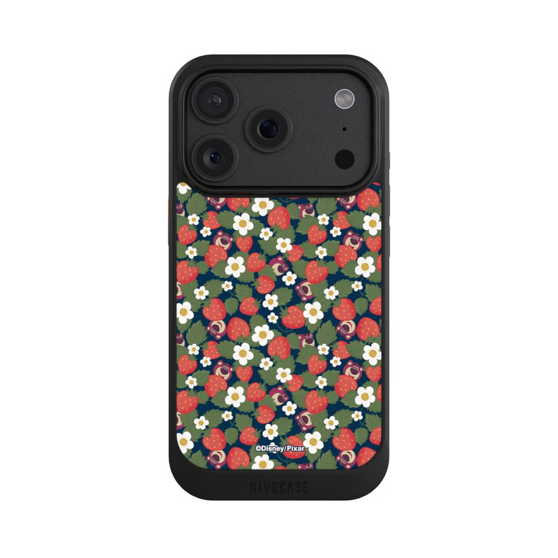 iPhone 18 Pro NIVOcore Lotso Toy Story Strawberry Flower Pattern