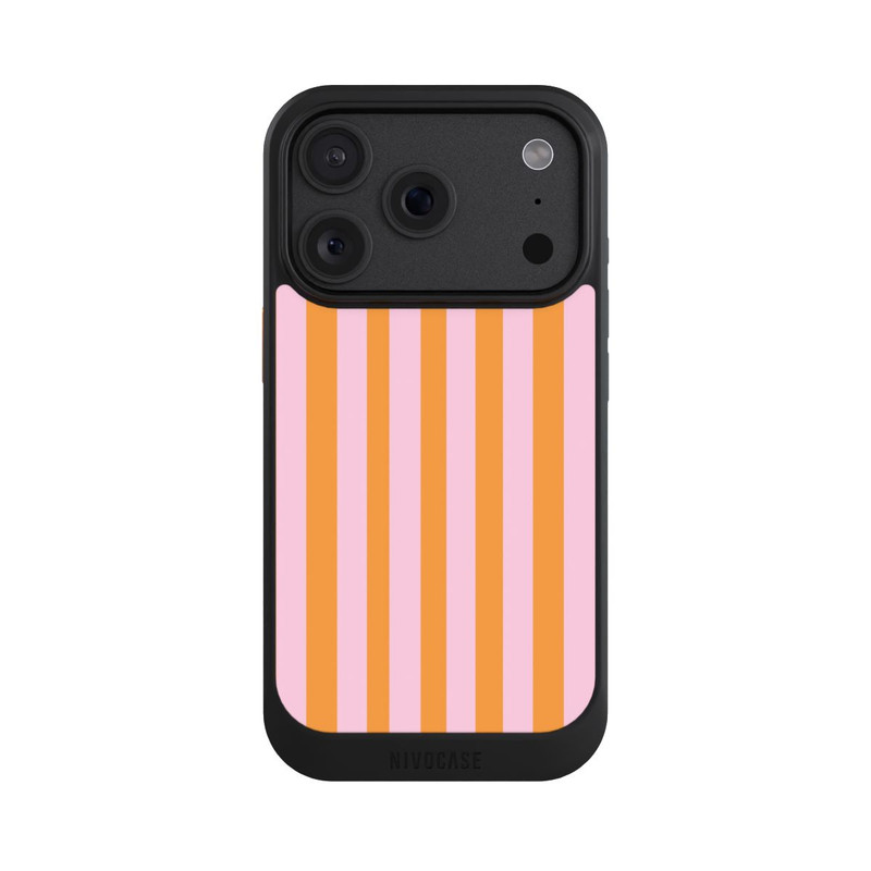 iPhone 18 Pro NIVOcore Orange And Pink Stripes