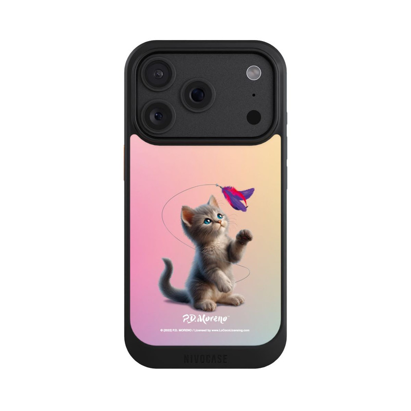 iPhone 18 Pro NIVOcore Playing Cat with Feather