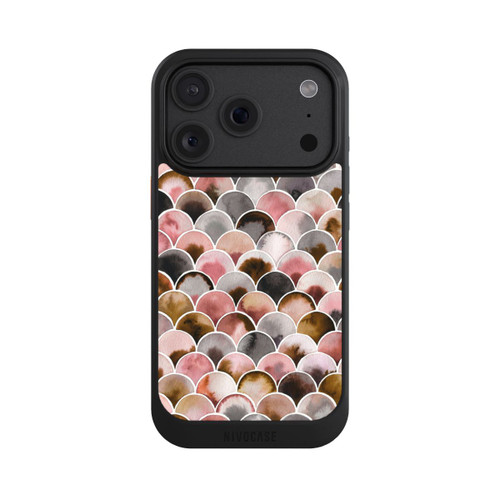 Apple iPhone 18 Pro NIVOcore Japandi Scales Pink Brown