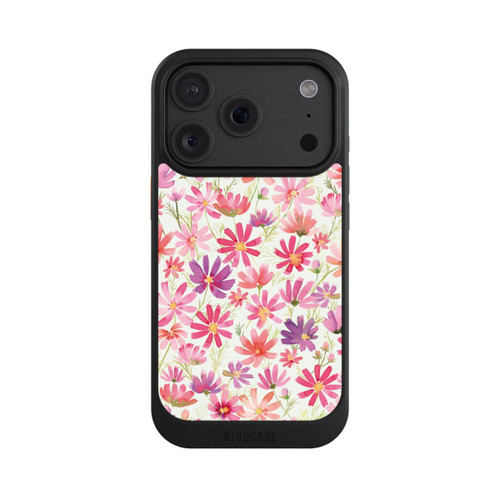 Apple iPhone 18 Pro NIVOcore Boho Cosmos Flowers Purple