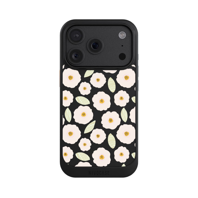 iPhone 18 Pro NIVOcore Simple Pastell Flowers Light Transparent
