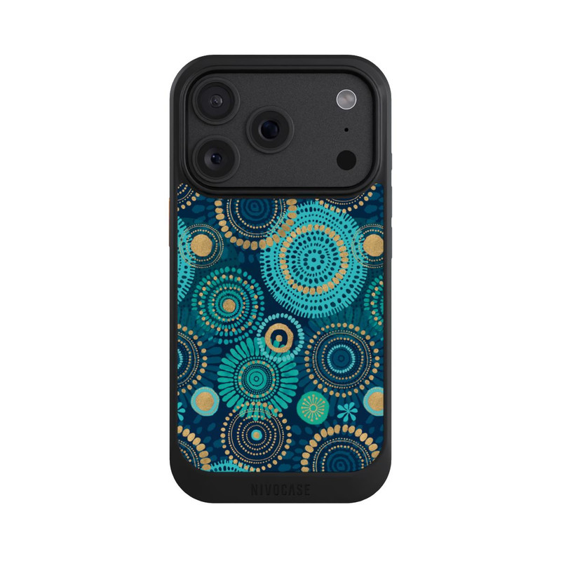 iPhone 18 Pro NIVOcore Blockprint India Teal Gold