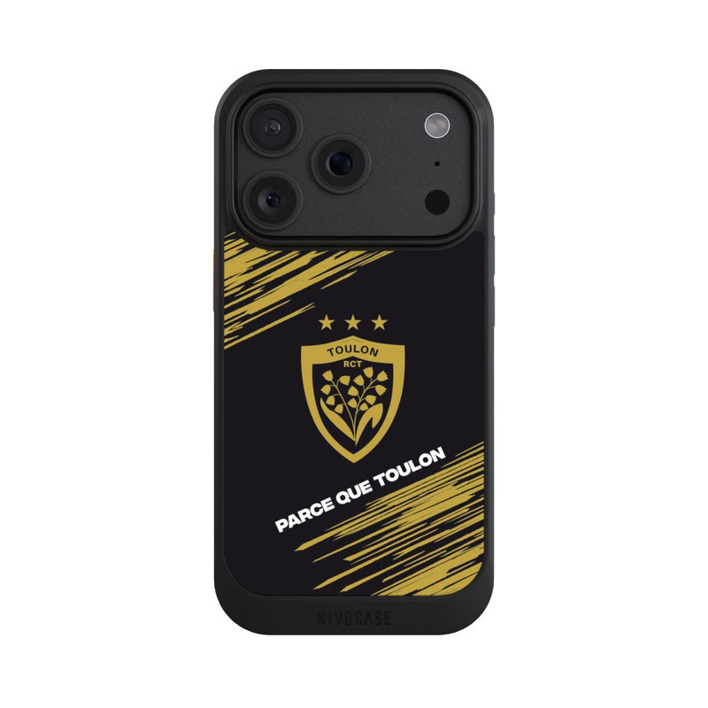 iPhone 18 Pro NIVOcore RCT Logo Monochrome Doré