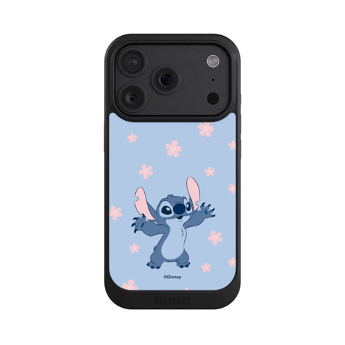 Apple iPhone 18 Pro NIVOcore Stitch Pastel Flowers Blue