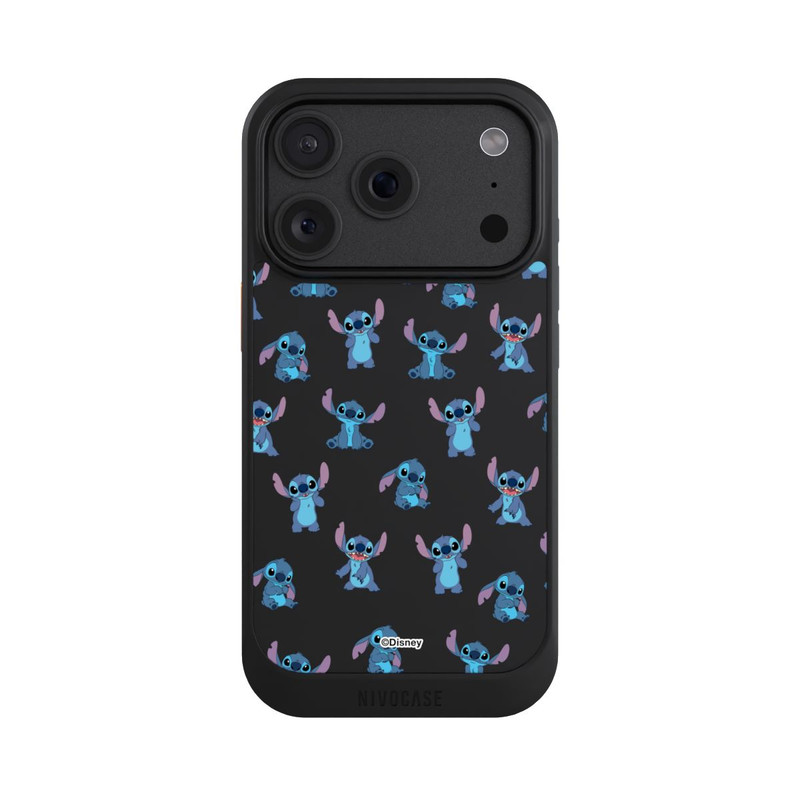 iPhone 18 Pro NIVOcore Stitch Faces Pattern Transparent