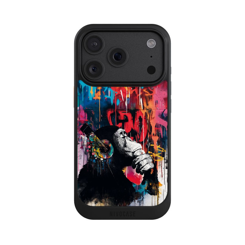 iPhone 18 Pro NIVOcore Chimp Blue Streetart