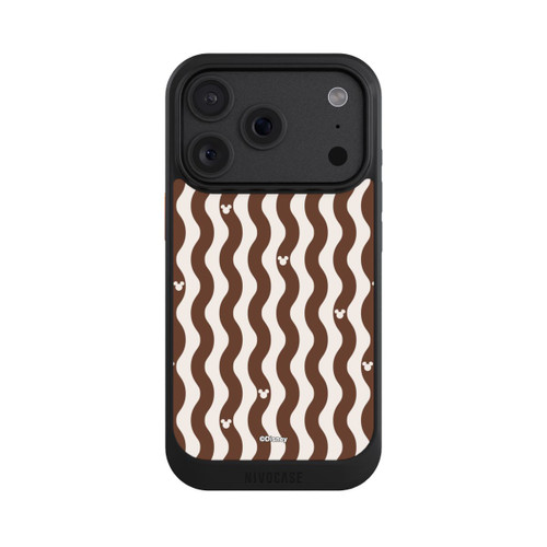 Apple iPhone 18 Pro NIVOcore Mickey Mouse Brown Pattern Waves