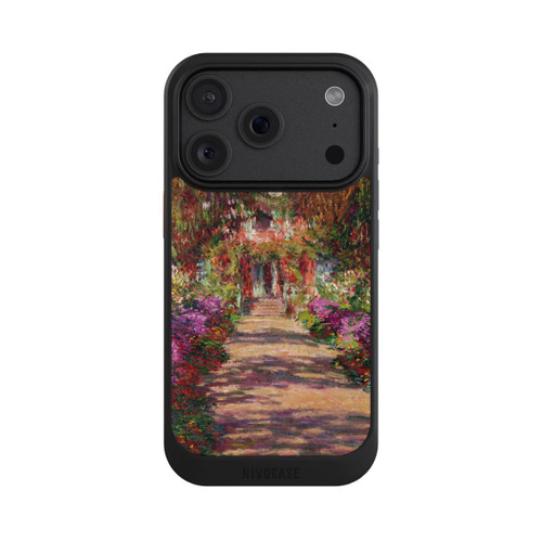 Apple iPhone 18 Pro NIVOcore Eine Allee in Monets Garten in Giverny by Claude Monet