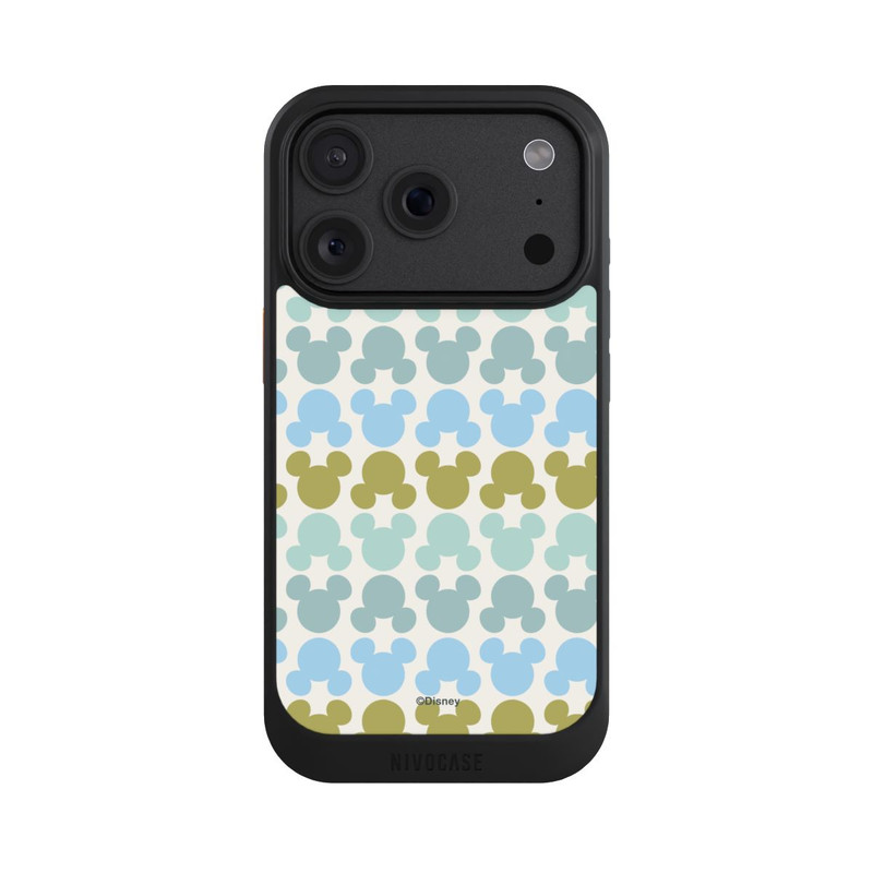 iPhone 18 Pro NIVOcore Disney Mickey Icon Pattern Green and Blue