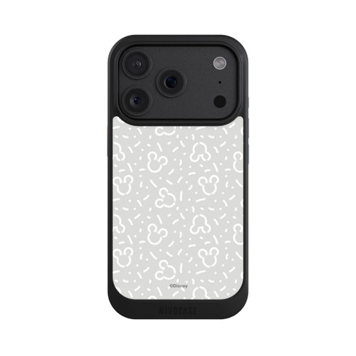 Apple iPhone 18 Pro NIVOcore Disney Mickey Icon Pattern Grey