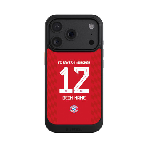 Apple iPhone 18 Pro NIVOcore FC Bayern München Trikot Personalisierbar 25-26