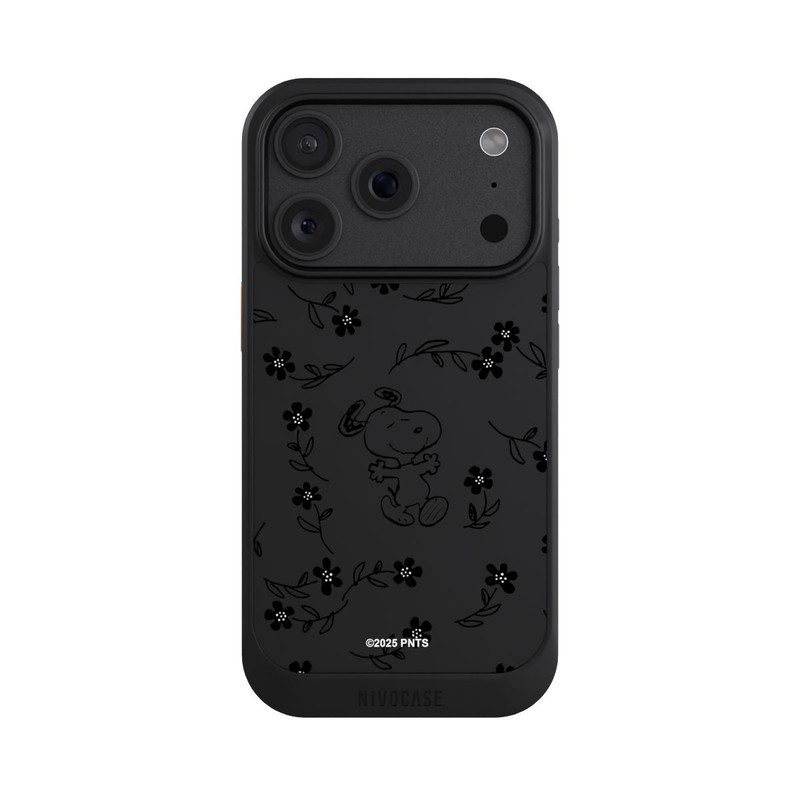 iPhone 18 Pro NIVOcore Snoopy und Flowers Transparent