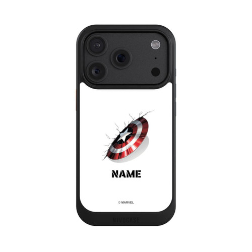 Apple iPhone 18 Pro NIVOcore Captain America Shield Personalisierbar