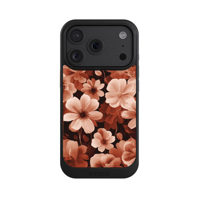 iPhone 18 Pro NIVOcore Red Negative Flowers with AI