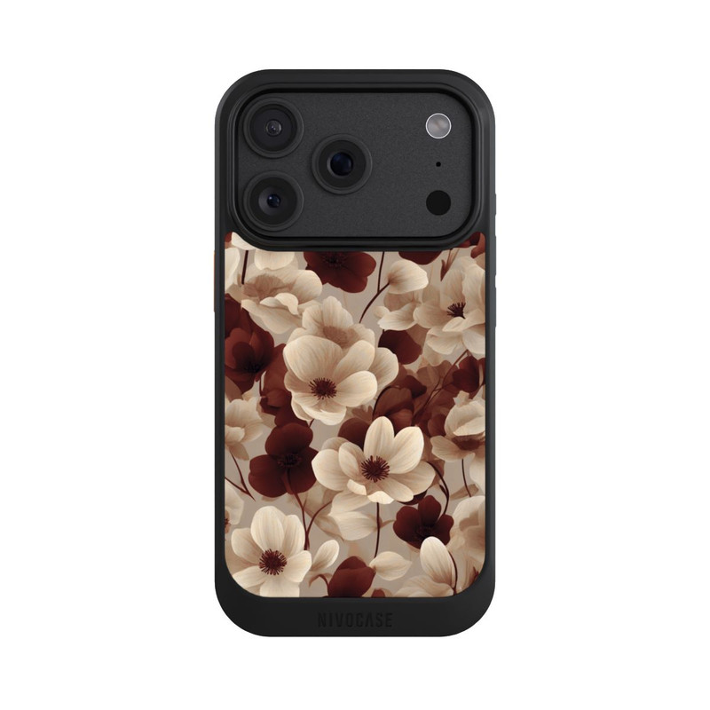 iPhone 18 Pro NIVOcore Naturfarbenes Blumenmuster mit KI