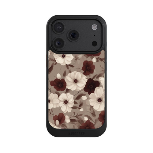 Apple iPhone 18 Pro NIVOcore Negative Flower Bordeaux White with AI