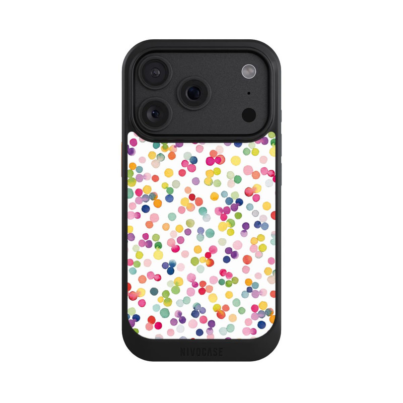 iPhone 18 Pro NIVOcore Watercolor Dots Colorful