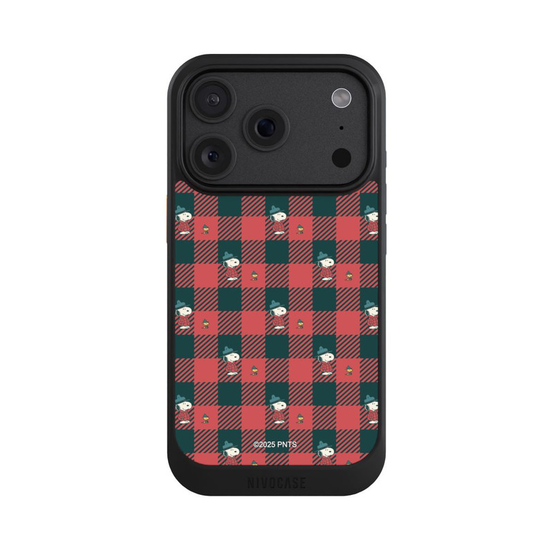 iPhone 18 Pro NIVOcore Peanuts Red Tartan Pattern