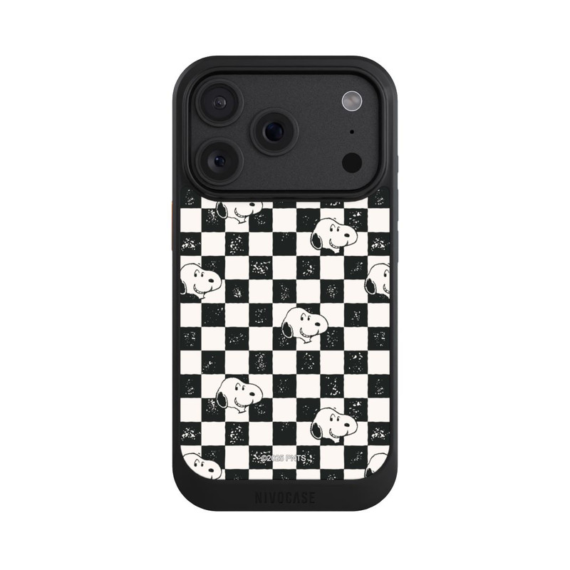 iPhone 18 Pro NIVOcore Snoopy Heads Checked Pattern