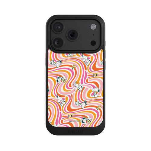 Apple iPhone 18 Pro NIVOcore Peanuts Hippie Pattern Orange