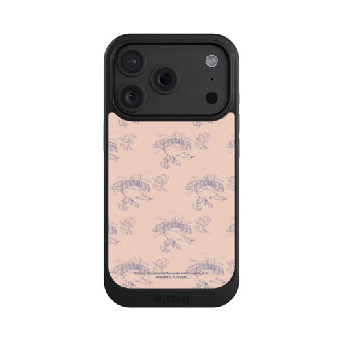 Apple iPhone 18 Pro NIVOcore Winnie l'Ourson Pont Rose à Motif Céramique