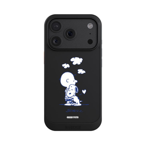 Apple iPhone 18 Pro NIVOcore Peanuts Charlie Brown Snoopy Hug Transparent