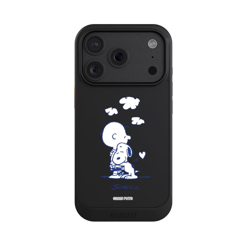 iPhone 18 Pro NIVOcore Peanuts Charlie Brown Snoopy Hug Transparent